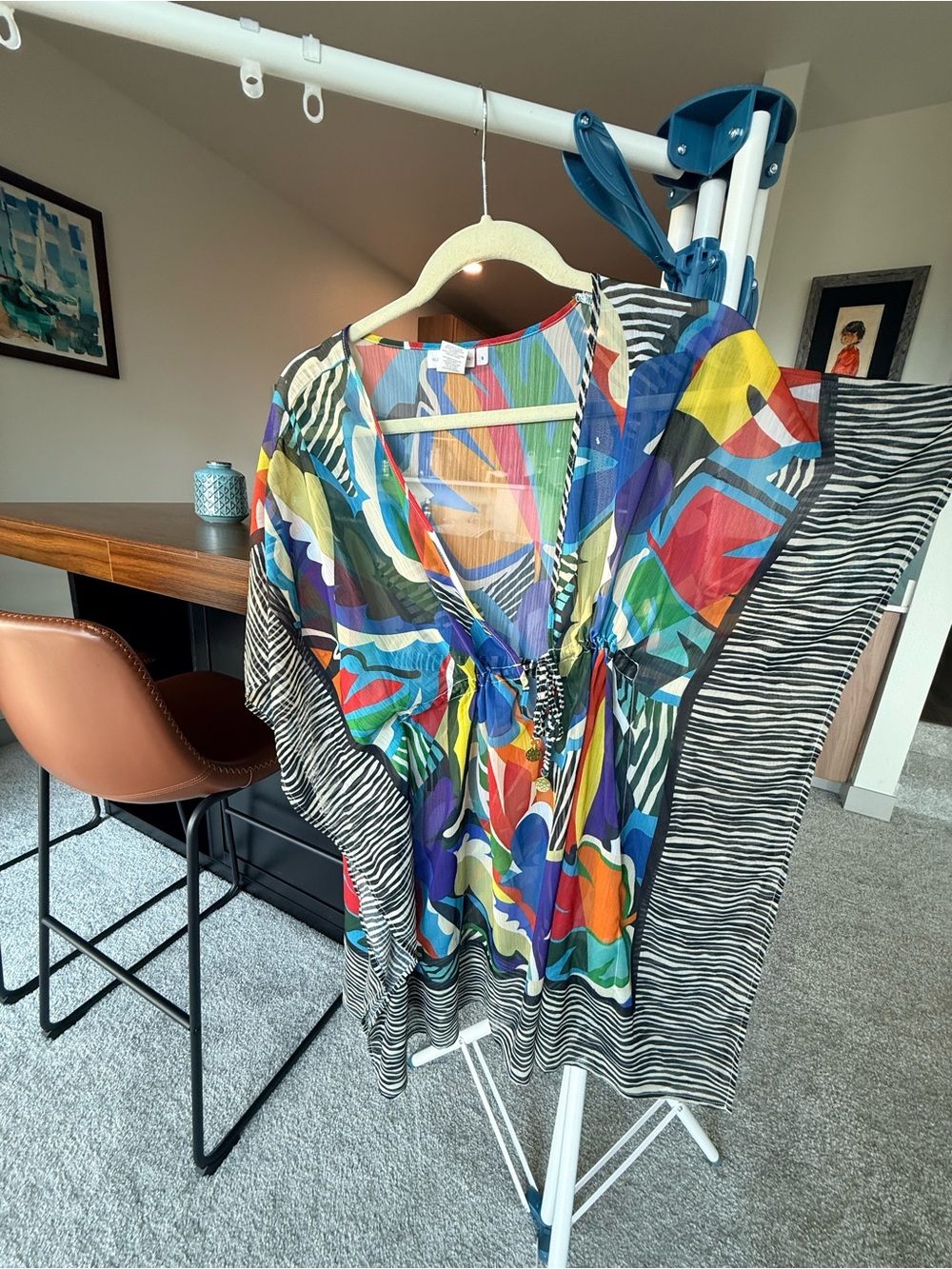 Bleu Rod Beattie Vibrant Multicolor Women’s coverup